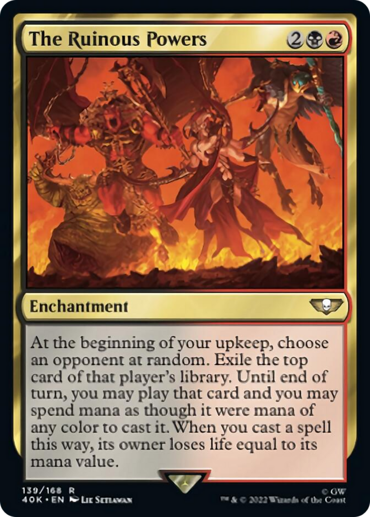 The Ruinous Powers (Surge Foil) [Universes Beyond: Warhammer 40,000] | Cracking-Singles