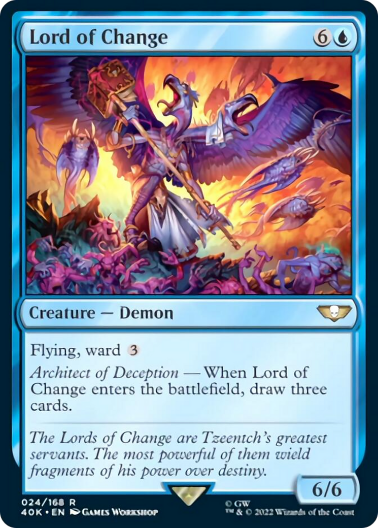 Lord of Change (Surge Foil) [Universes Beyond: Warhammer 40,000] | Cracking-Singles