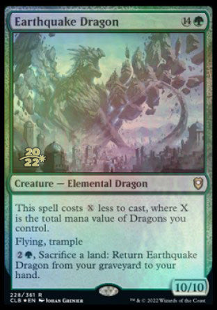 Earthquake Dragon [Commander Legends: Battle for Baldur's Gate Prerelease Promos] | Cracking-Singles