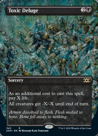 Toxic Deluge (Borderless) [Double Masters] | Cracking-Singles