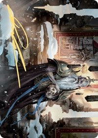 Narfi, Betrayer King Art Card (Gold-Stamped Signature) [Kaldheim: Art Series] | Cracking-Singles