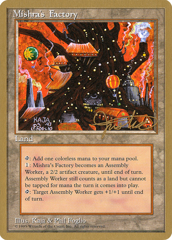 Mishra's Factory (Mark Justice) [Pro Tour Collector Set] | Cracking-Singles