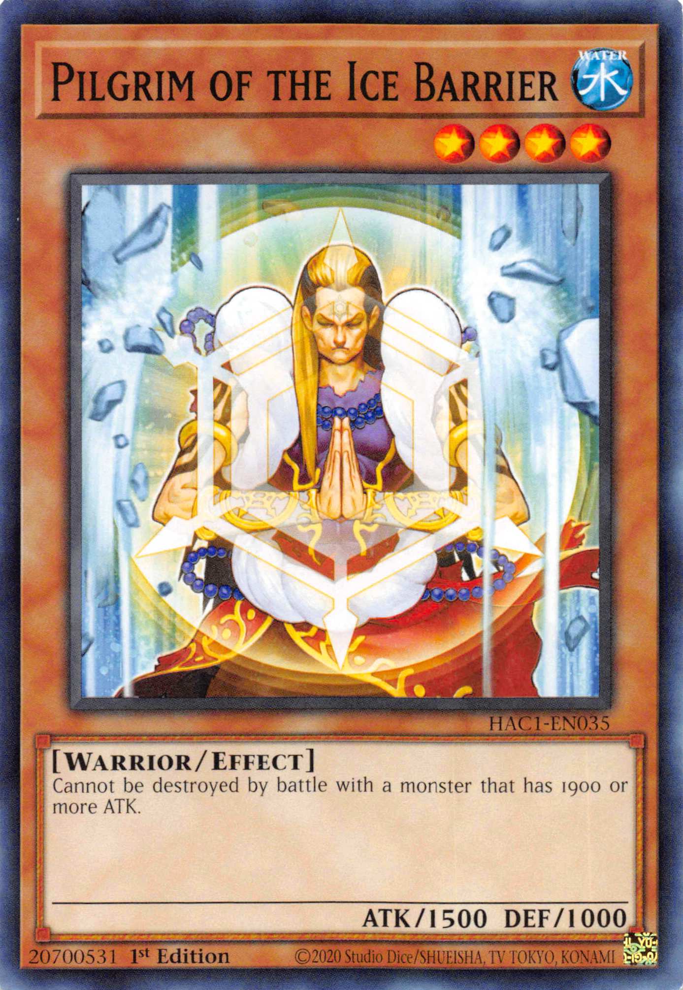 Pilgrim of the Ice Barrier [HAC1-EN035] Common | Cracking-Singles