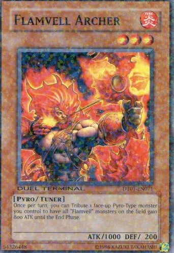 Flamvell Archer [DT01-EN071] Common | Cracking-Singles
