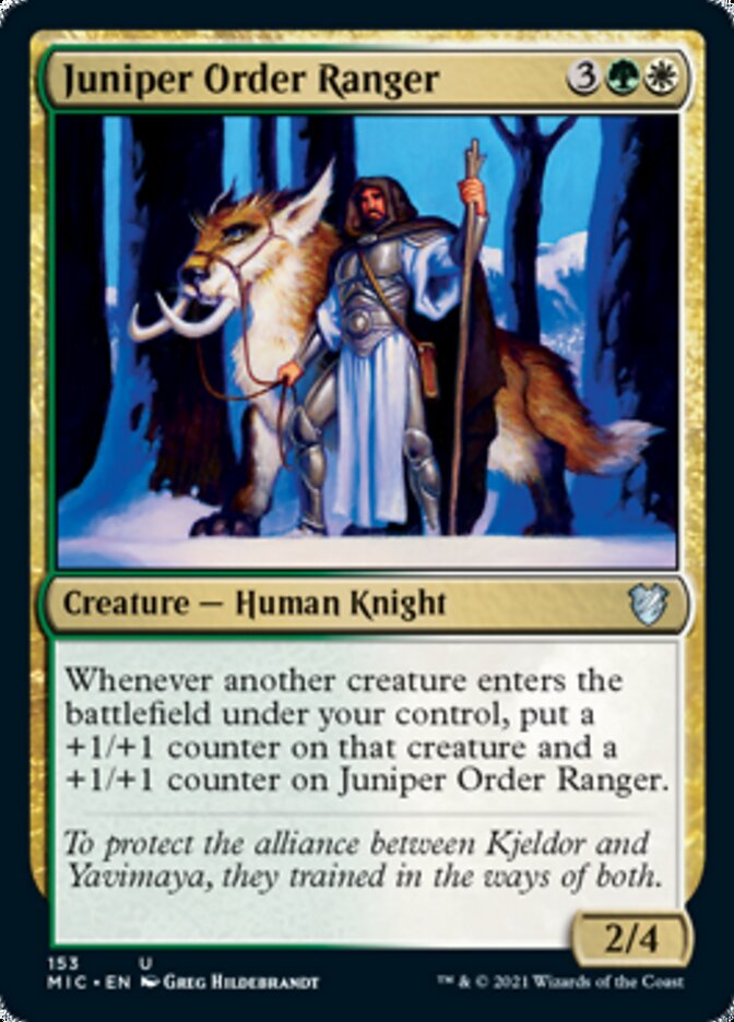 Juniper Order Ranger [Innistrad: Midnight Hunt Commander] | Cracking-Singles