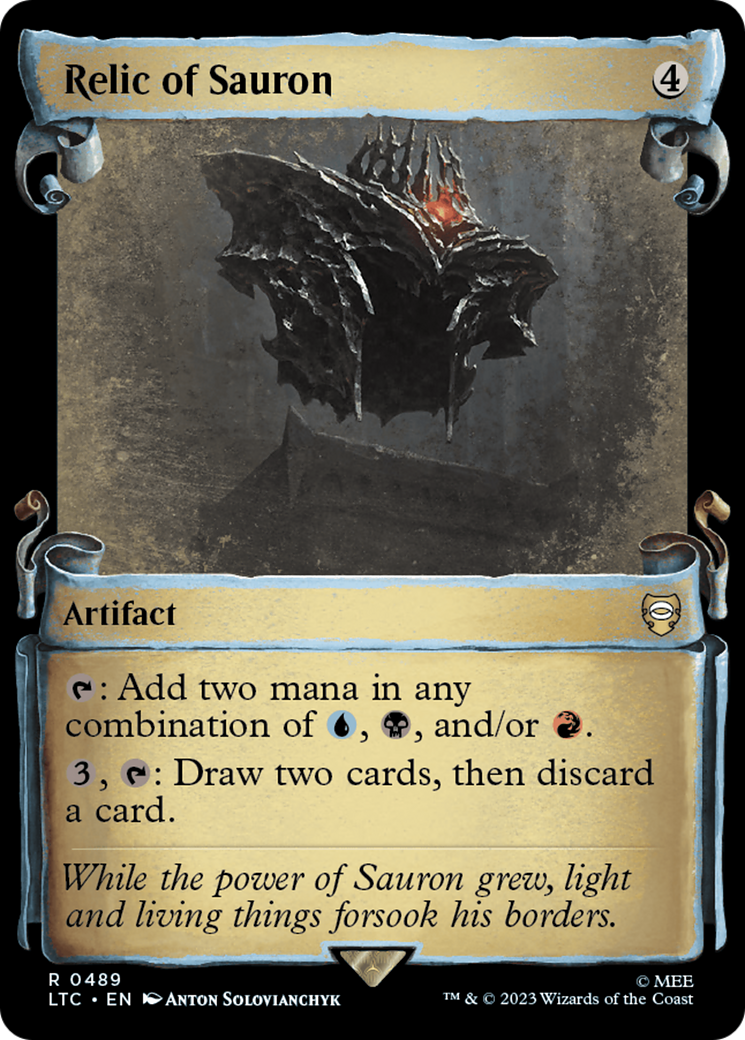 Relic of Sauron [The Lord of the Rings: Tales of Middle-Earth Commander Showcase Scrolls] | Cracking-Singles