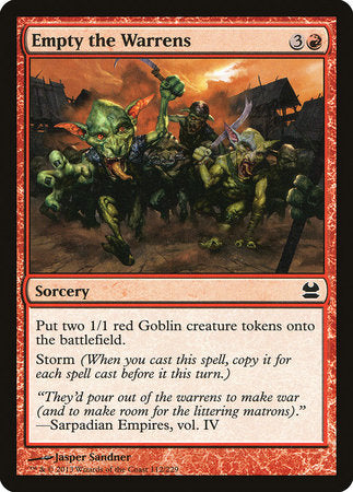 Empty the Warrens [Modern Masters] | Cracking-Singles