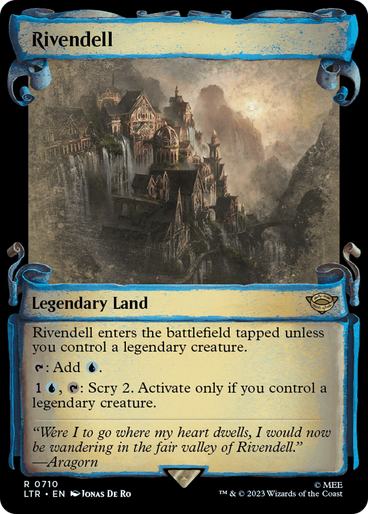 Rivendell [The Lord of the Rings: Tales of Middle-Earth Showcase Scrolls] | Cracking-Singles