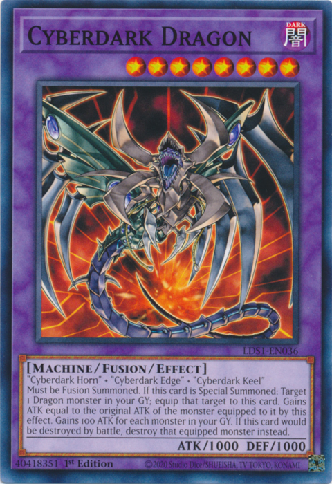 Cyberdark Dragon [LDS1-EN036] Common | Cracking-Singles