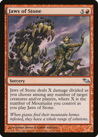 Jaws of Stone [Shadowmoor] | Cracking-Singles