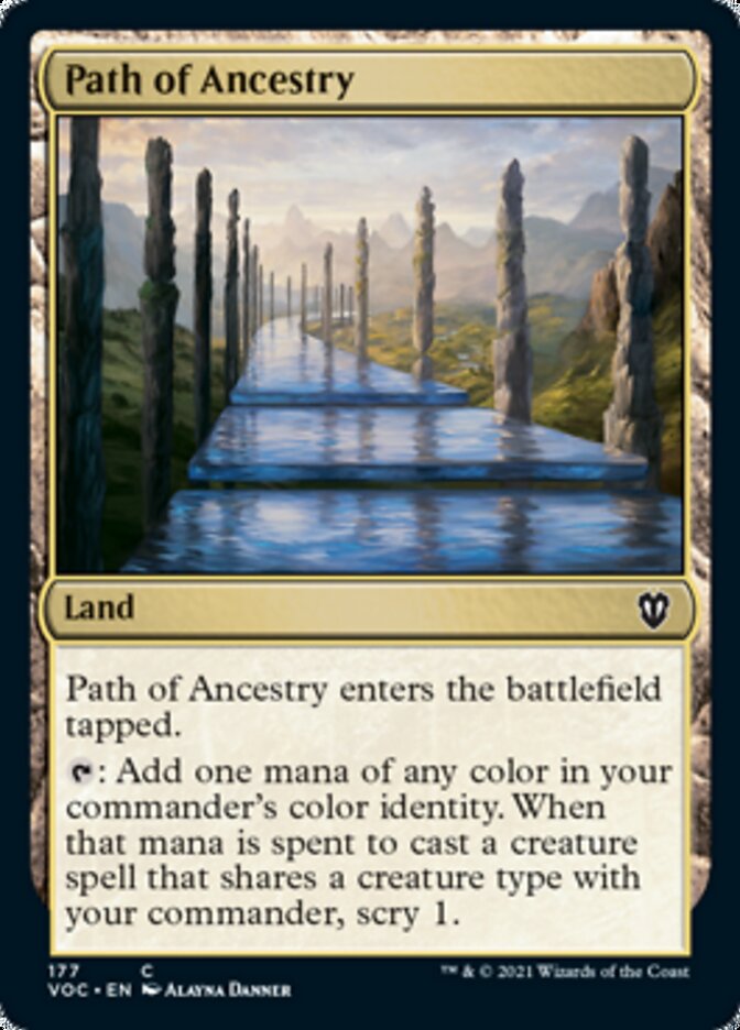Path of Ancestry [Innistrad: Crimson Vow Commander] | Cracking-Singles
