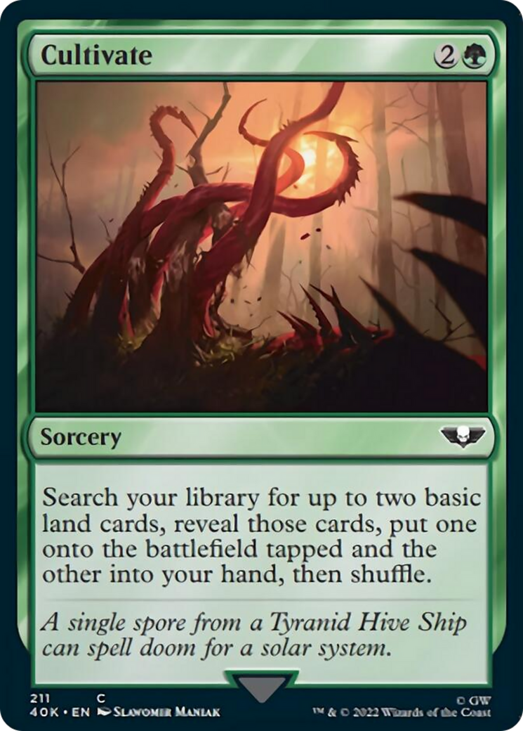 Cultivate (Surge Foil) [Universes Beyond: Warhammer 40,000] | Cracking-Singles