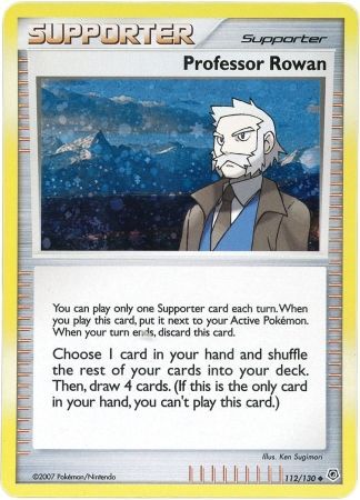 Professor Rowan (112/130) (Cosmos Holo) [Diamond & Pearl: Base Set] | Cracking-Singles