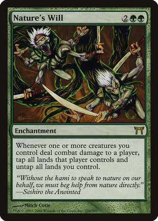 Nature's Will [Champions of Kamigawa] | Cracking-Singles