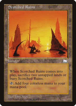 Scorched Ruins [Weatherlight] | Cracking-Singles