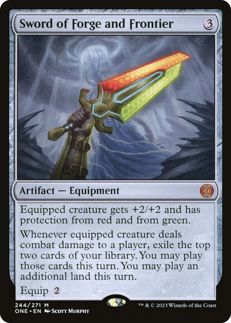 Sword of Forge and Frontier [Phyrexia: All Will Be One] | Cracking-Singles