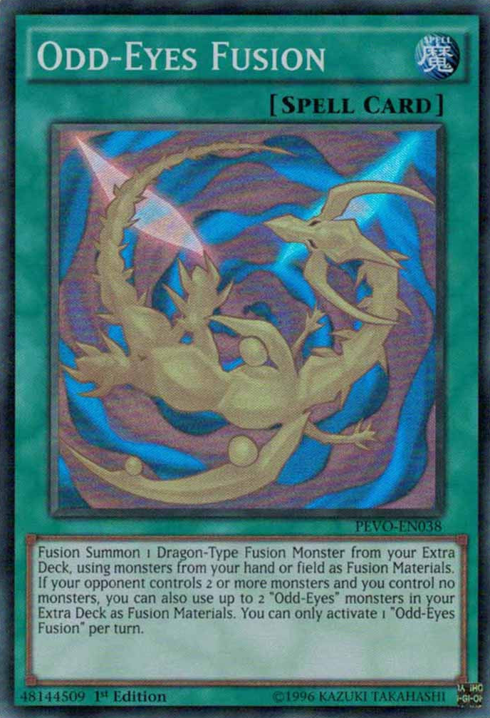 Odd-Eyes Fusion [PEVO-EN038] Super Rare | Cracking-Singles