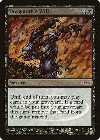 Yawgmoth's Will [Judge Gift Cards 2007] | Cracking-Singles