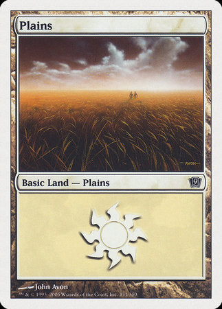 Plains (331) [Ninth Edition] | Cracking-Singles