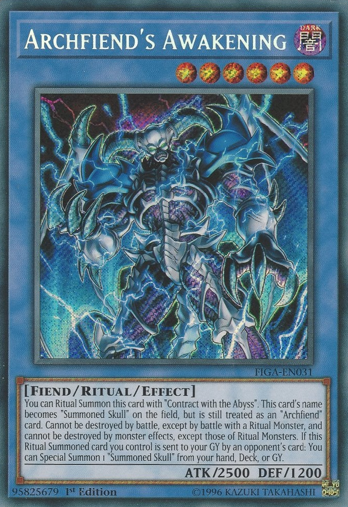 Archfiend's Awakening [FIGA-EN031] Secret Rare | Cracking-Singles