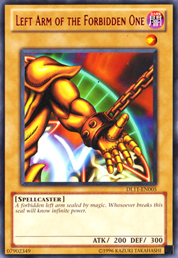 Left Arm of the Forbidden One (Red) [DL11-EN005] Rare | Cracking-Singles