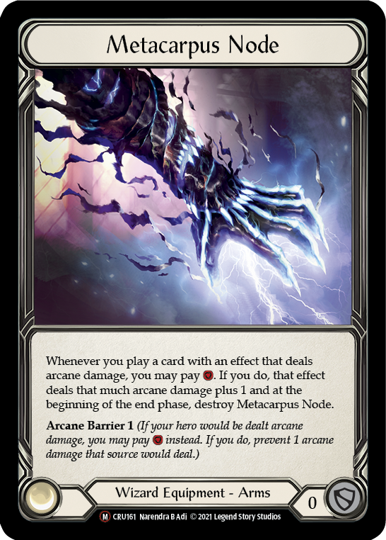 Metacarpus Node (Rainbow Foil) [CRU161-RF] Unlimited Rainbow Foil | Cracking-Singles