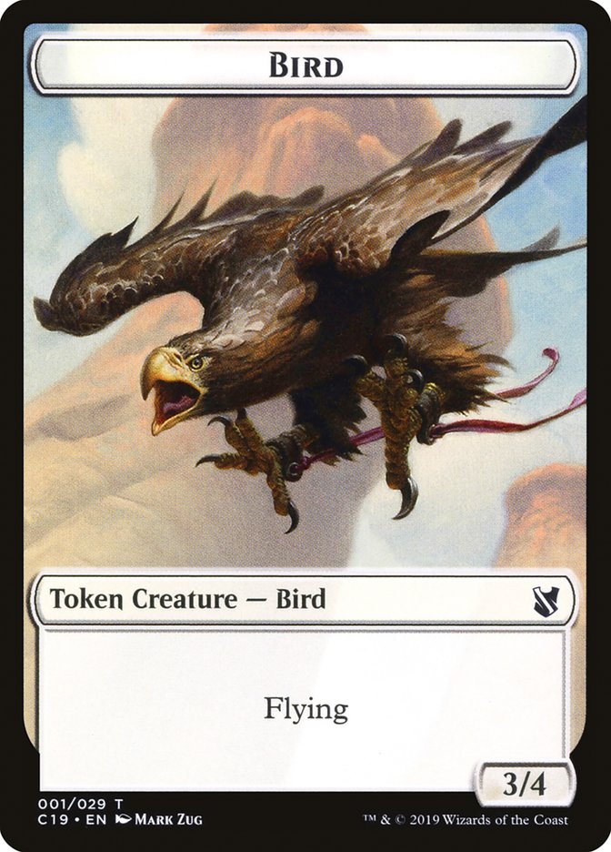 Bird (001/029) [Commander 2019 Tokens] | Cracking-Singles