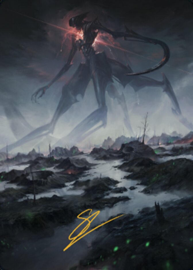 Swamp (1) Art Card (Gold-Stamped Signature) [The Brothers' War Art Series] | Cracking-Singles