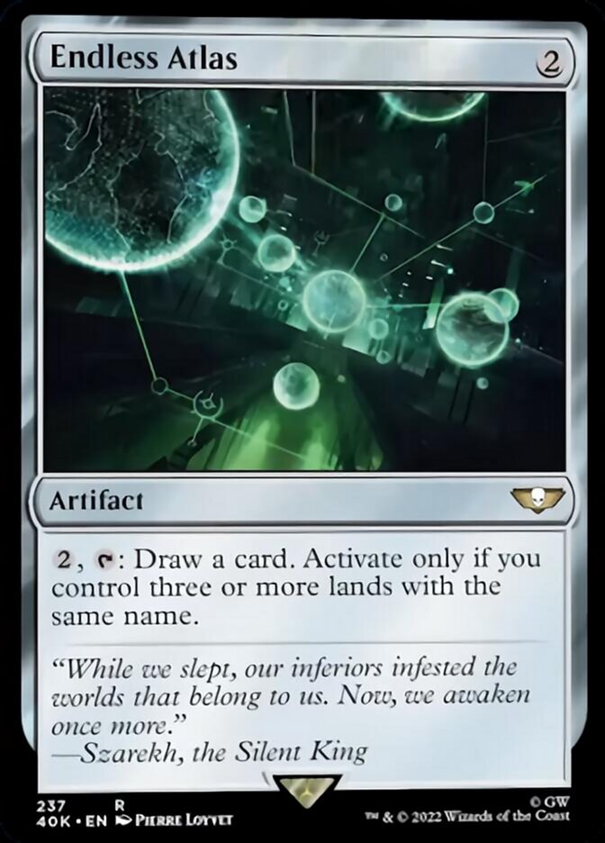 Endless Atlas (Surge Foil) [Universes Beyond: Warhammer 40,000] | Cracking-Singles