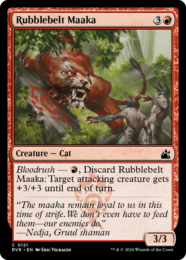Rubblebelt Maaka [Ravnica Remastered] | Cracking-Singles
