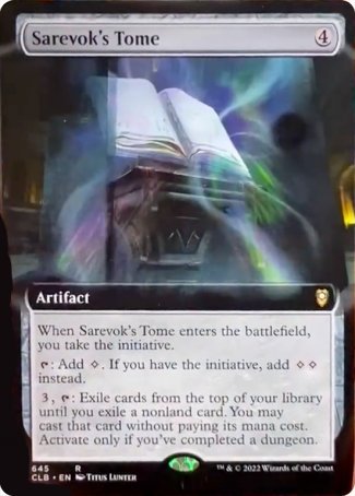 Sarevok's Tome (Extended Art) [Commander Legends: Battle for Baldur's Gate] | Cracking-Singles