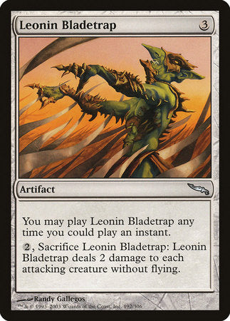 Leonin Bladetrap [Mirrodin] | Cracking-Singles