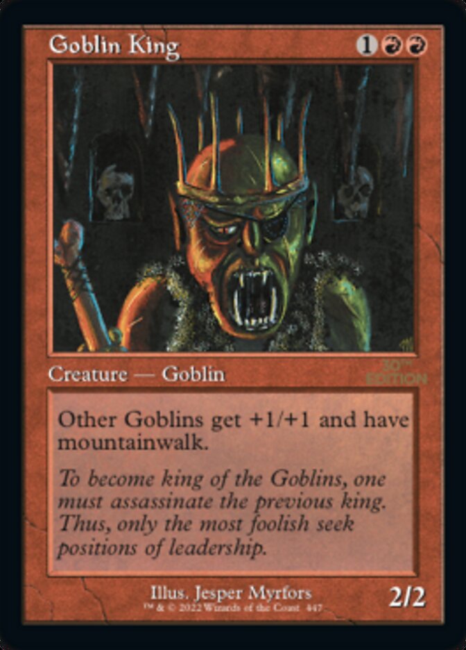 Goblin King (Retro) [30th Anniversary Edition] | Cracking-Singles
