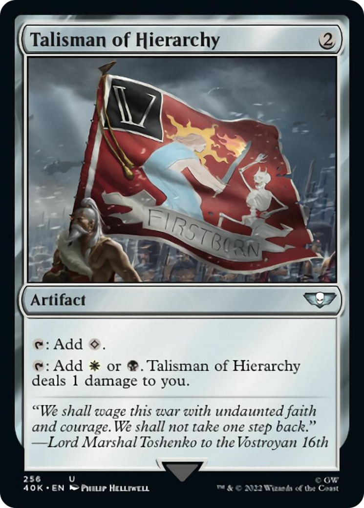 Talisman of Hierarchy (Surge Foil) [Universes Beyond: Warhammer 40,000] | Cracking-Singles