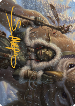 Owlbear Shepherd Art Card (Gold-Stamped Signature) [Commander Legends: Battle for Baldur's Gate Art Series] | Cracking-Singles