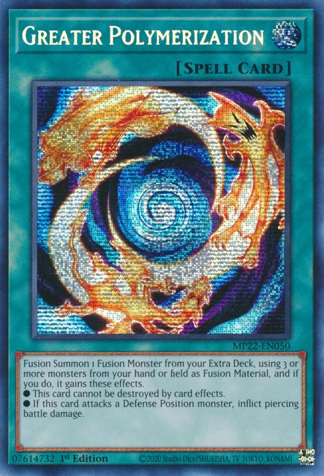 Greater Polymerization [MP22-EN050] Prismatic Secret Rare | Cracking-Singles