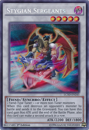 Stygian Sergeants [LC5D-EN243] Secret Rare | Cracking-Singles