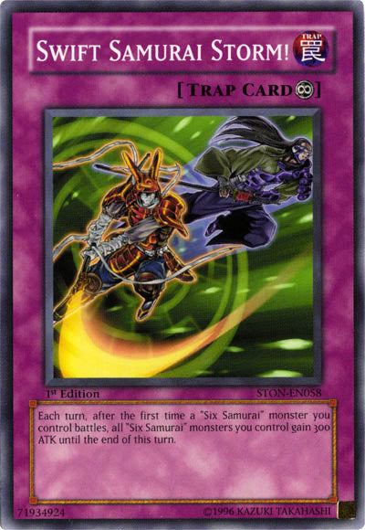 Swift Samurai Storm! [STON-EN058] Common | Cracking-Singles