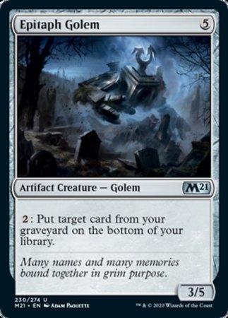 Epitaph Golem [Core Set 2021] | Cracking-Singles