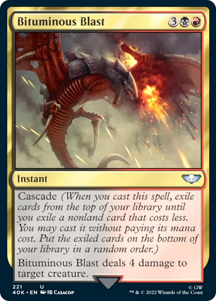 Bituminous Blast [Universes Beyond: Warhammer 40,000] | Cracking-Singles