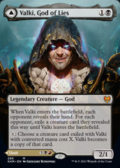 Valki, God of Lies // Tibalt, Cosmic Impostor (Borderless) [Kaldheim] | Cracking-Singles