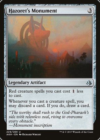 Hazoret's Monument [Amonkhet] | Cracking-Singles