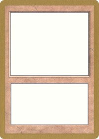 1999 World Championship Blank Card [World Championship Decks 1999] | Cracking-Singles