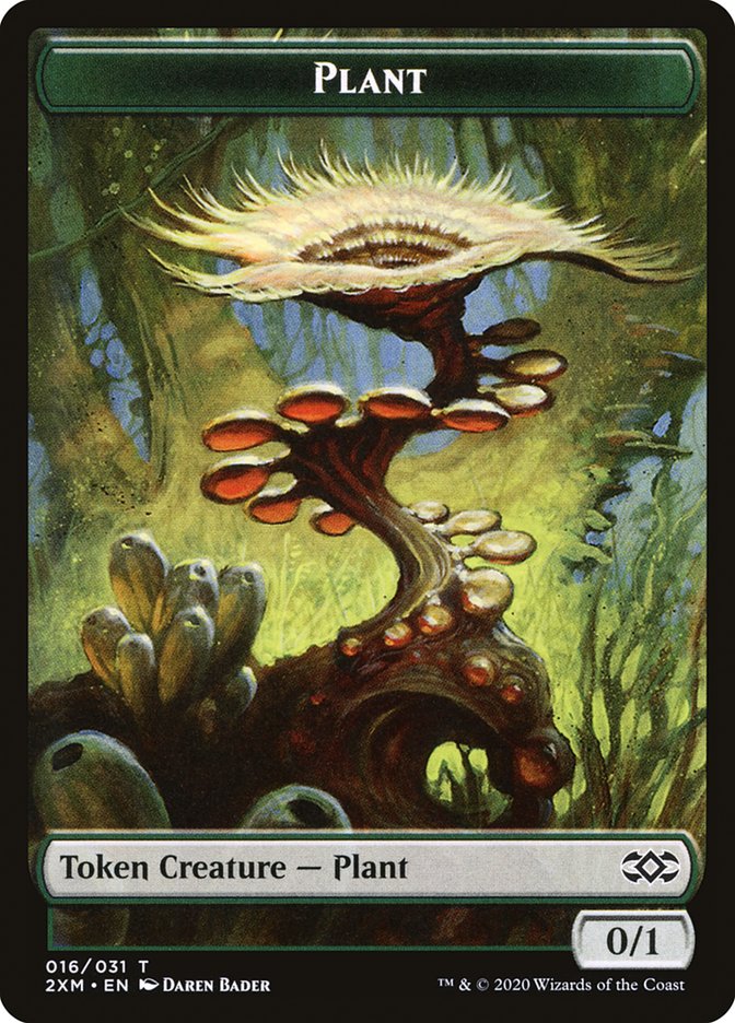 Plant Token [Double Masters] | Cracking-Singles