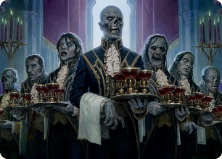 Dying to Serve Art Card [Innistrad: Crimson Vow Art Series] | Cracking-Singles