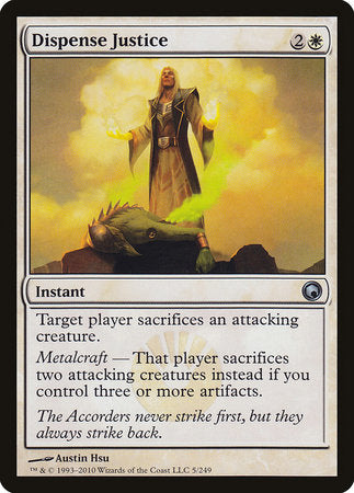 Dispense Justice [Scars of Mirrodin] | Cracking-Singles