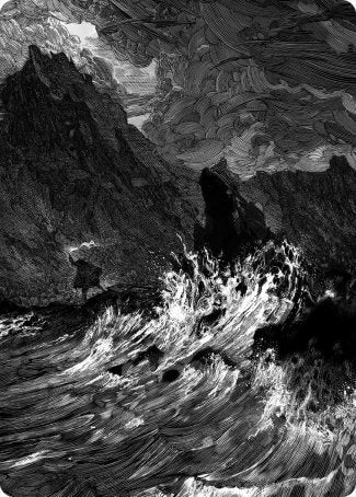 Island Art Card [Innistrad: Midnight Hunt Art Series] | Cracking-Singles