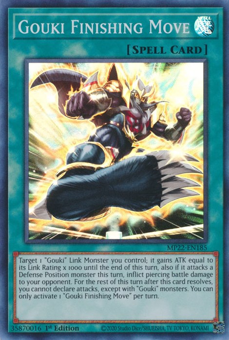 Gouki Finishing Move [MP22-EN185] Super Rare | Cracking-Singles