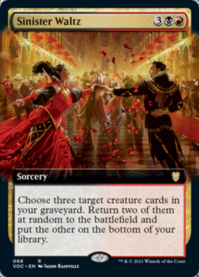 Sinister Waltz (Extended) [Innistrad: Crimson Vow Commander] | Cracking-Singles