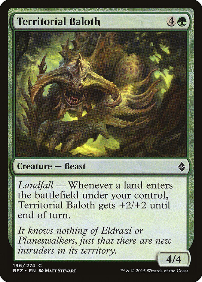 Territorial Baloth [Battle for Zendikar] | Cracking-Singles